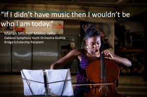 Mariah Mellor, Youth Orchestra Alumna